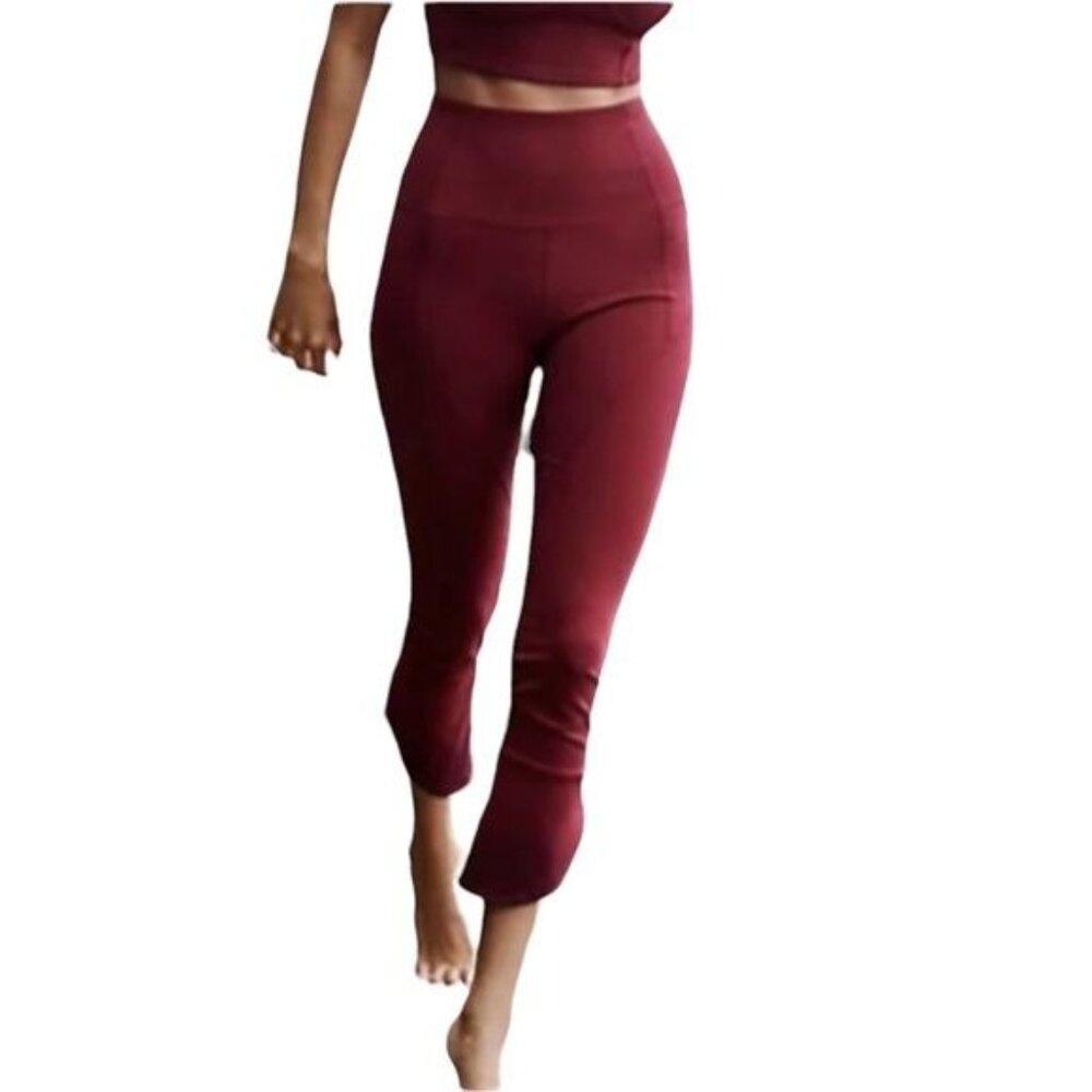 Free People Movement High-Rise Cropped Meant To Be Leggings Size M NWT